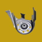 SEAT SPRING LOWER R/L